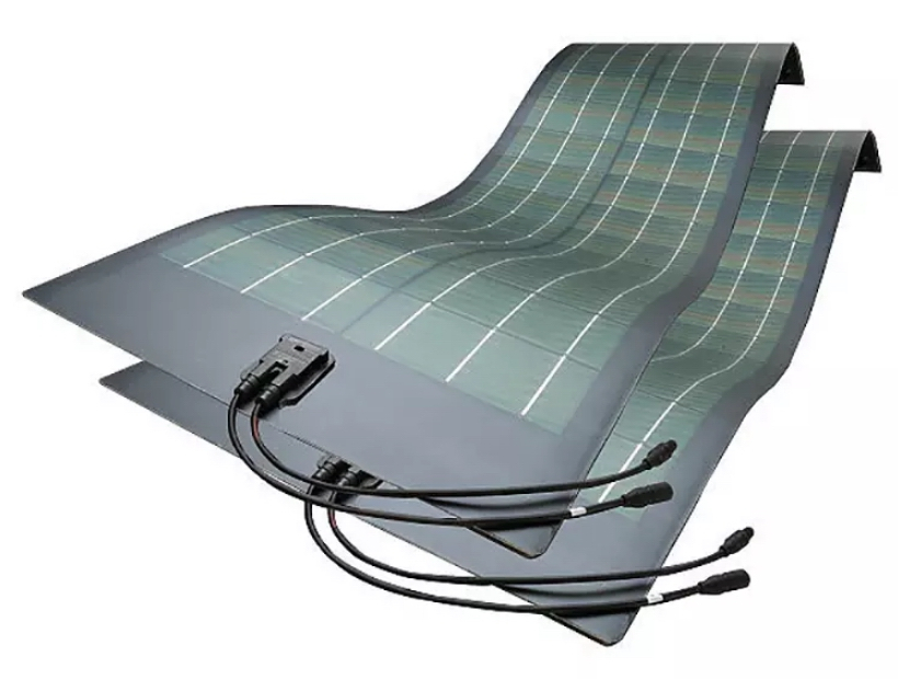 Efficienza pannelli fotovoltaici - Fig. 4 - Pannello FV flessibile con celle in silicio amorfo