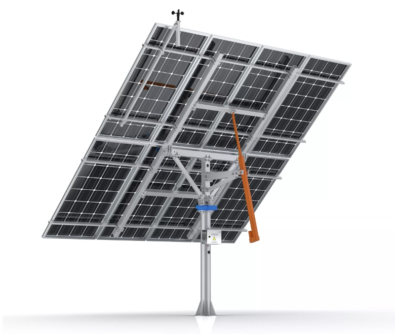 Tecnologie pannelli fotovoltaici- Fig. 1 - Inseguitore solare biassiale